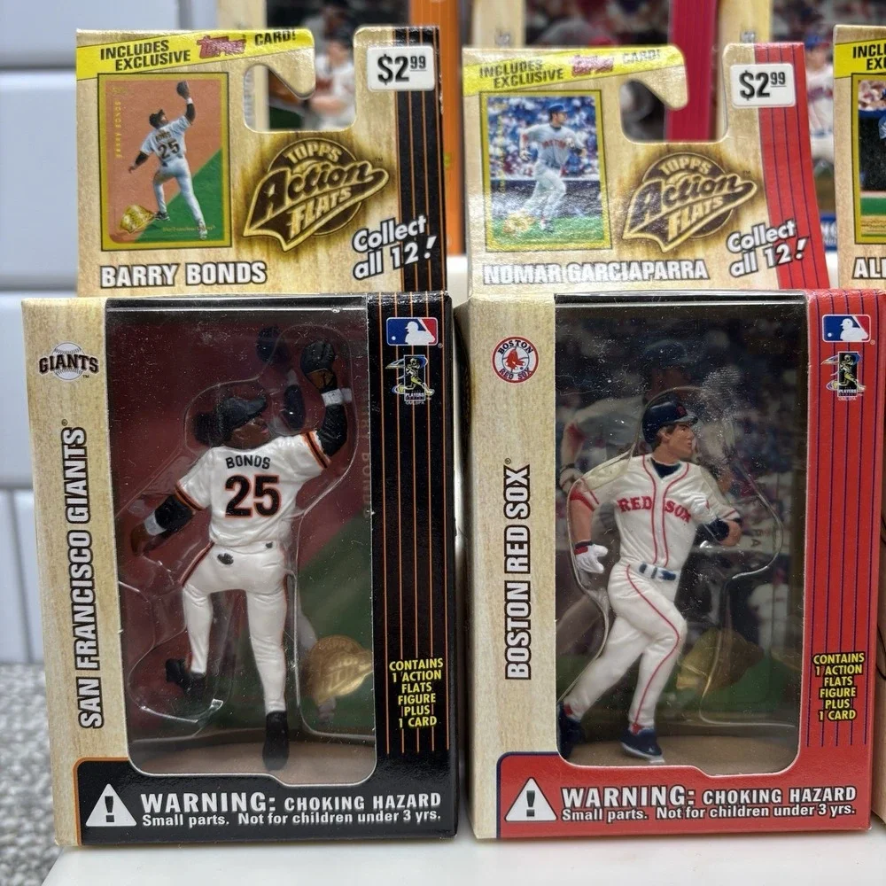 1999 Topps Action Flats Baseball Complete Set 12 Orig Box Jeter Bonds‎ Griffey - Picture 2 of 16